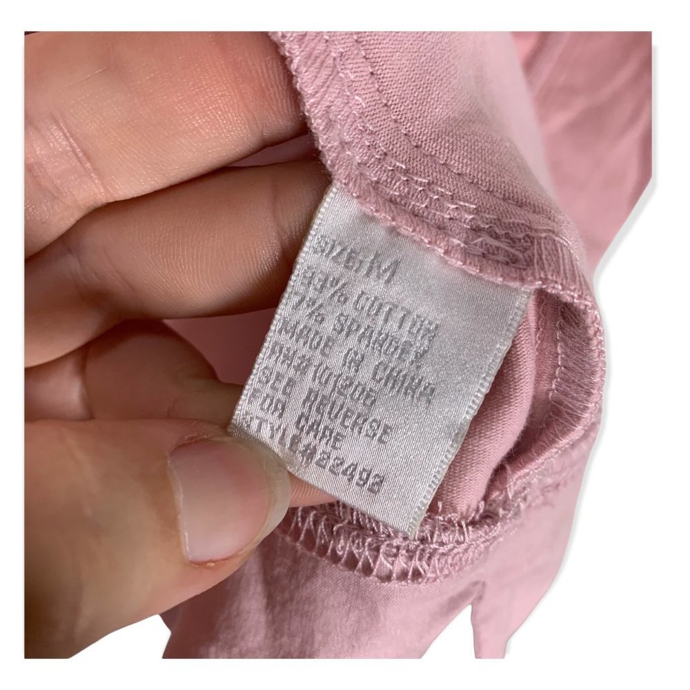 Soft Surrounding Casual Light Pink Hoodie Pockets Pullover Size M Medium - Picture 7 of 7